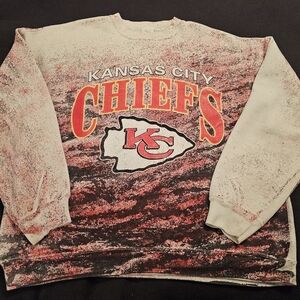 Vintage Kansas City Chiefs Crew Neck Sweatshirt Size XL